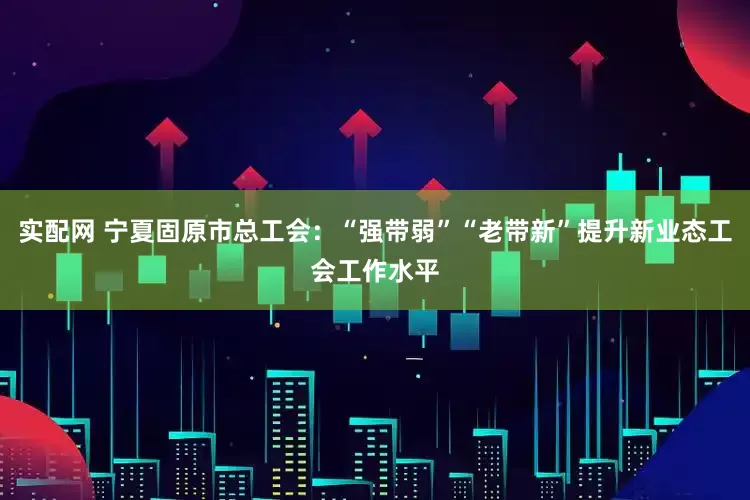 实配网 宁夏固原市总工会：“强带弱”“老带新”提升新业态工会工作水平